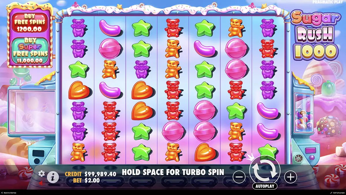 Y a-t-il des risques à télécharger la machine à sous Sugar Rush 1000 ?