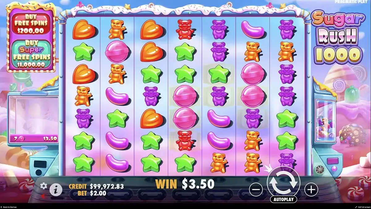 Guide du jeu Sugar Rush 1000